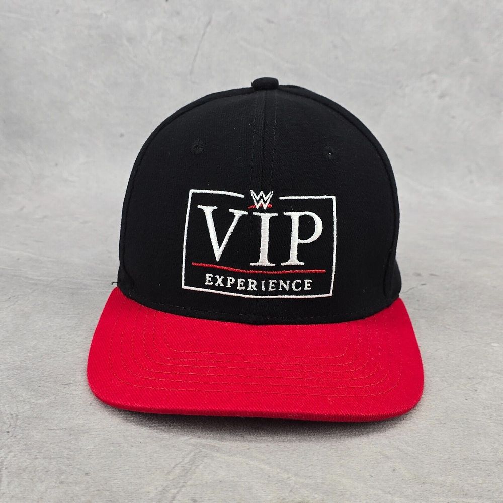 Wwe World Wrestling Entertainment Vip Experience Hat Snapback Black One Size Cap